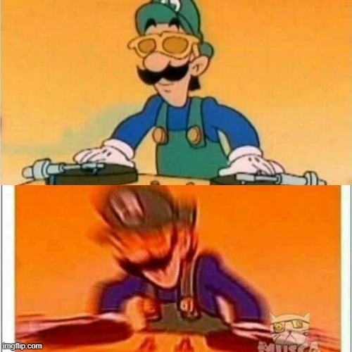 Dj Luigi | image tagged in dj luigi | made w/ Imgflip meme maker