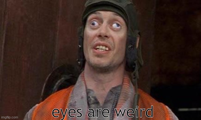 eyes are weird | eyes are weird | image tagged in cross eyes | made w/ Imgflip meme maker