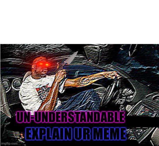 UNDERSTANDABLE, HAVE A GREAT DAY | UN-UNDERSTANDABLE EXPLAIN UR MEME | image tagged in understandable have a great day | made w/ Imgflip meme maker