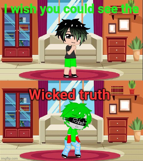 I wish you could see the; Wicked truth | made w/ Imgflip meme maker