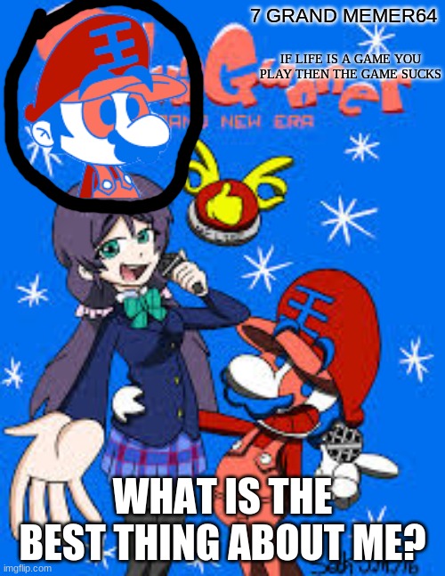 WHAT IS THE BEST THING ABOUT ME? | made w/ Imgflip meme maker