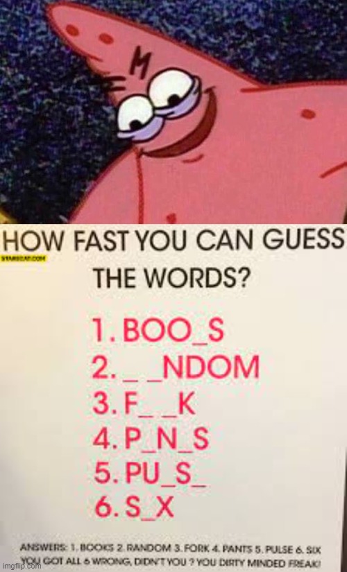 I think i need help | image tagged in evil patrick | made w/ Imgflip meme maker