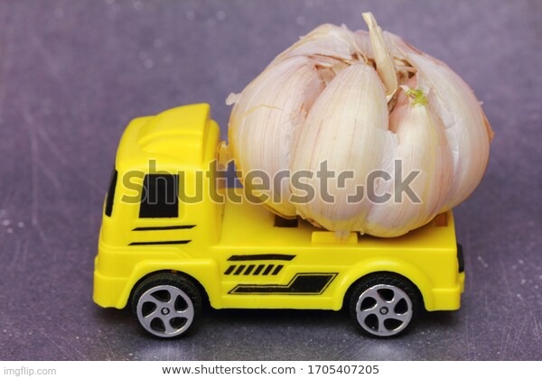 Garlic truck! | image tagged in truck o garlic | made w/ Imgflip meme maker