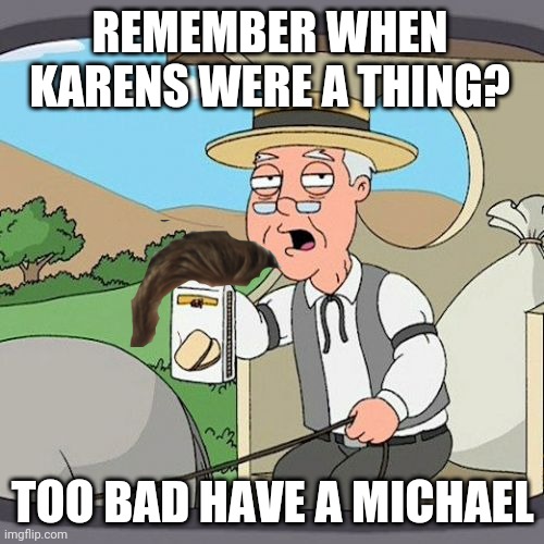 Hate Karens? try the boy version Michael | REMEMBER WHEN KARENS WERE A THING? TOO BAD HAVE A MICHAEL | image tagged in memes,pepperidge farm remembers,michael | made w/ Imgflip meme maker