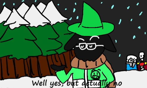 High Quality Ralsei Well Yes, but Actually No Blank Meme Template