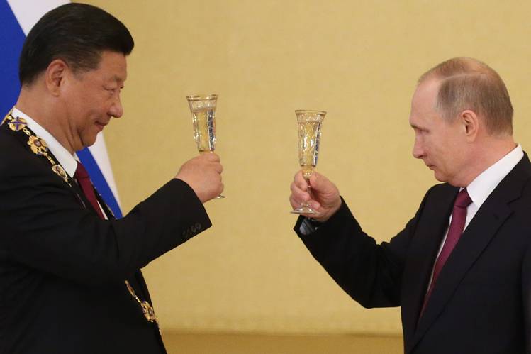High Quality Putin China toast Blank Meme Template