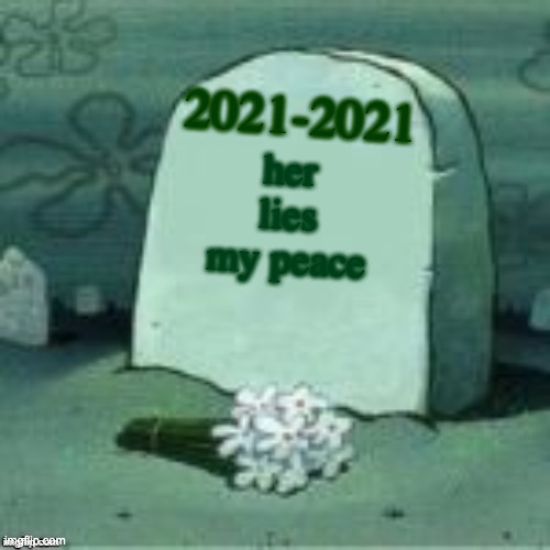 hear lies my peace for now... | 2021-2021; her lies my peace | image tagged in here lies x | made w/ Imgflip meme maker
