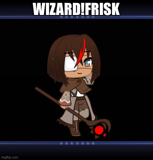 she be Harry Potter now. | WIZARD!FRISK | made w/ Imgflip meme maker