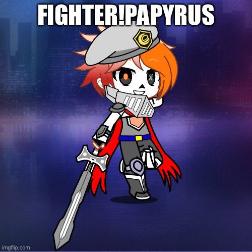 FIGHTER!PAPYRUS | made w/ Imgflip meme maker