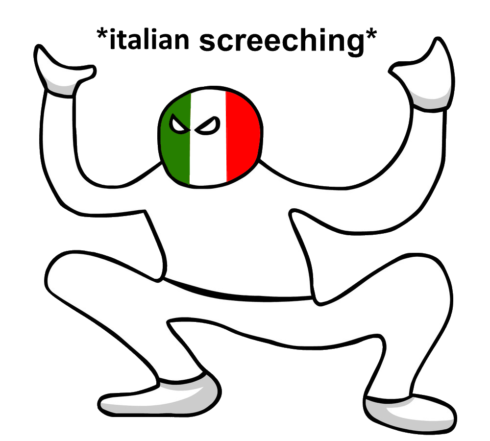 Italian screeching Blank Meme Template