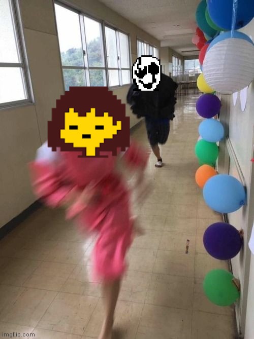 Spirited Away Cosplay run | image tagged in spirited away cosplay run | made w/ Imgflip meme maker