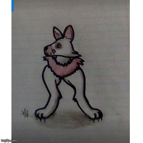 I DREW LAGGLE AS A REAL THING, AND I AM PROUD | image tagged in laggle,art,fnaf | made w/ Imgflip meme maker
