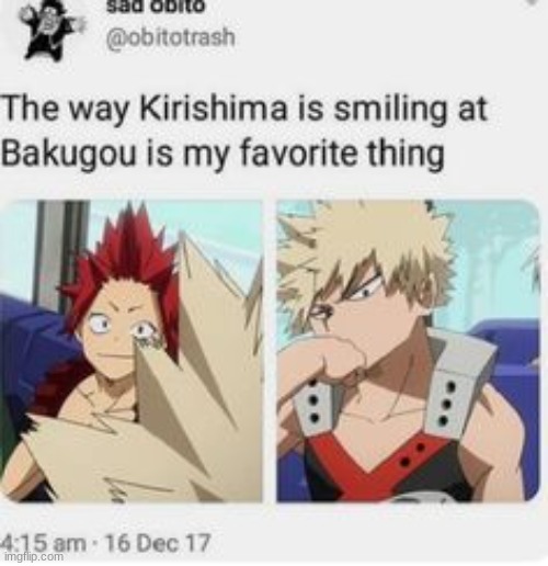 bakugous like: stop f#cking looking at me i know im f#cking beautiful | image tagged in mha | made w/ Imgflip meme maker