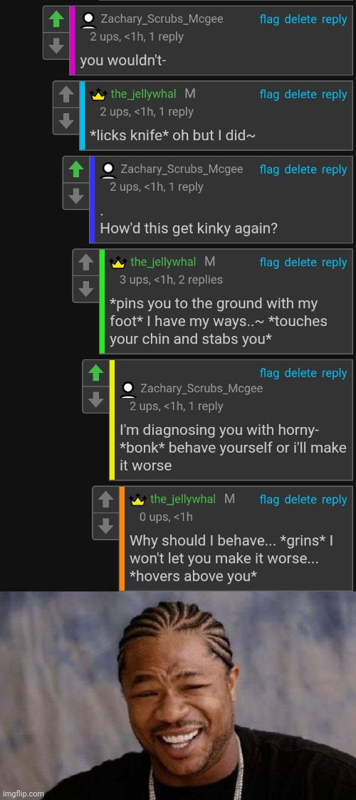 When killing people starts to get kinky: | made w/ Imgflip meme maker