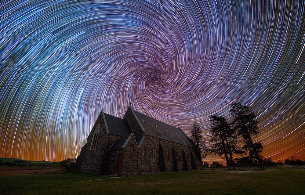 Star Trails. Photo credit: Lincoln Harrison | image tagged in awesome,pics,photography | made w/ Imgflip meme maker