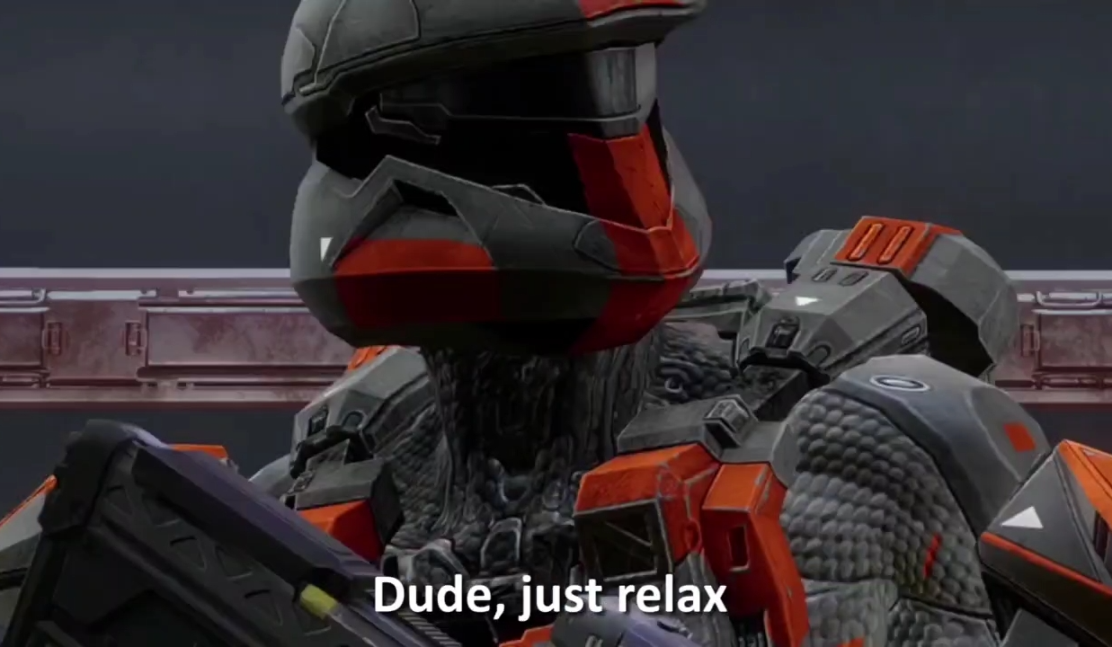 Dude just relax Blank Meme Template