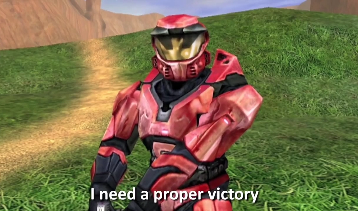 I need a proper victory Blank Meme Template