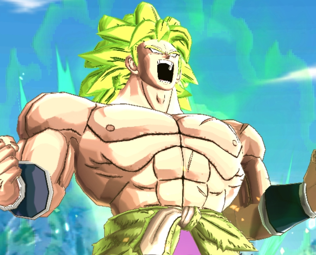 High Quality Broly win face Blank Meme Template