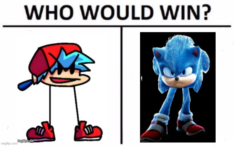 Who Would Win? Meme | image tagged in memes,who would win,boyfriend,sonk | made w/ Imgflip meme maker