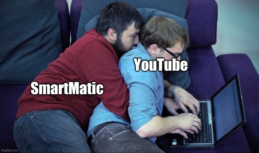 pair programming gay | YouTube SmartMatic | image tagged in pair programming gay | made w/ Imgflip meme maker