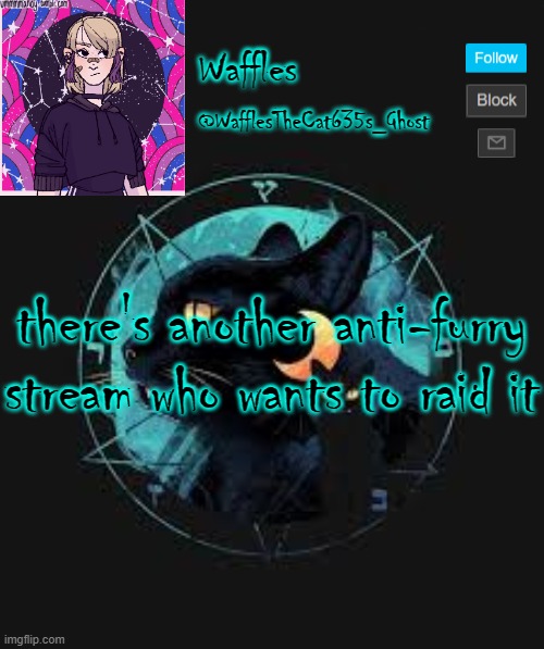 . | there's another anti-furry stream who wants to raid it | image tagged in no tags for you | made w/ Imgflip meme maker