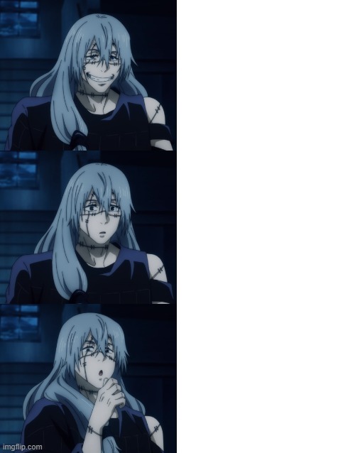 High Quality Unexpected Mahito Blank Meme Template