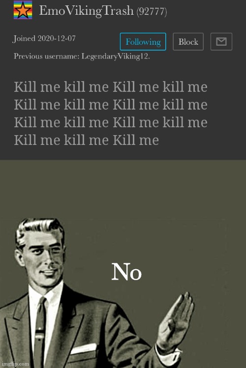 No | image tagged in nope | made w/ Imgflip meme maker