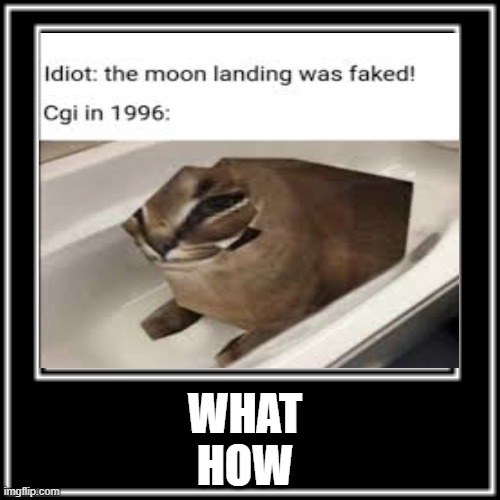 CGI | WHAT
HOW | image tagged in so true memes,memes | made w/ Imgflip meme maker