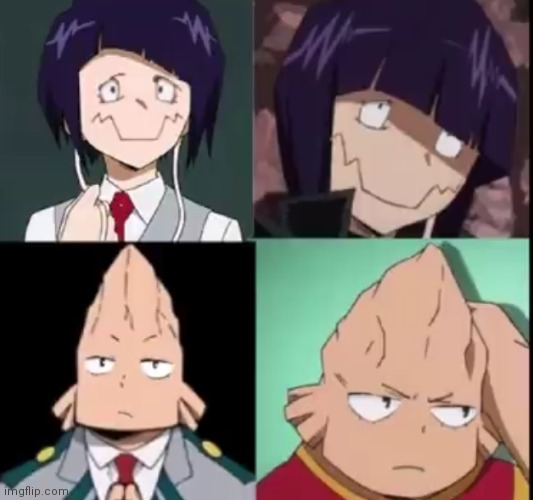 Koda and Jiro face swap | image tagged in my hero academia | made w/ Imgflip meme maker