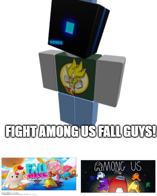 fight! |  FIGHT AMONG US FALL GUYS! | made w/ Imgflip meme maker