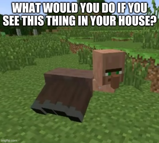 this is my new favorite minecraft image | WHAT WOULD YOU DO IF YOU SEE THIS THING IN YOUR HOUSE? | image tagged in memes,funny,minecraft,cursed image,wtf | made w/ Imgflip meme maker