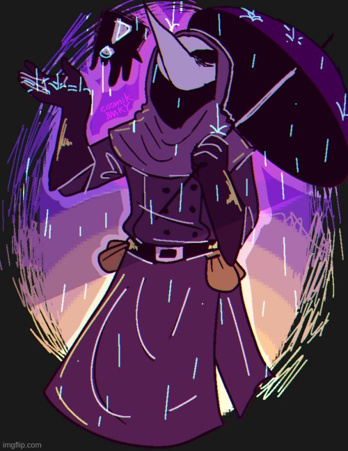 he in da rain | made w/ Imgflip meme maker