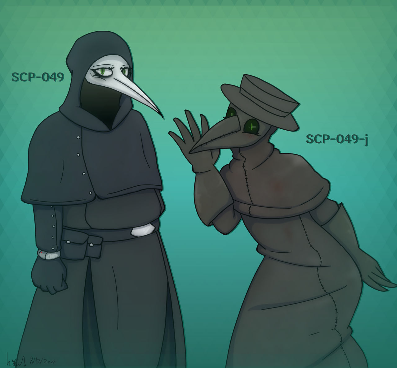 High Quality scp 049 & scp 049-J Blank Meme Template