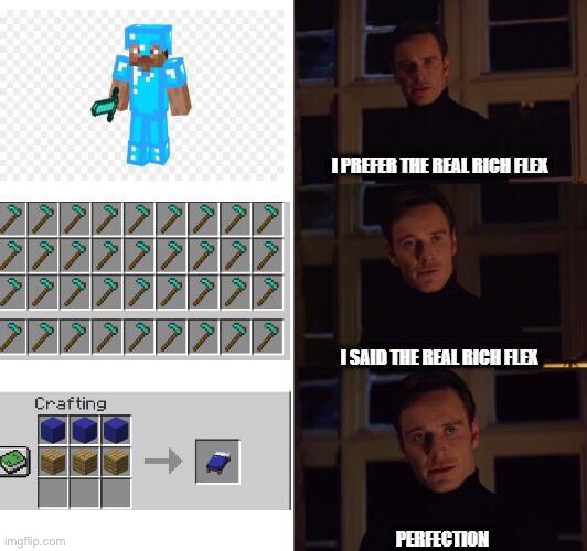 Flex | image tagged in memes,funny,minecraft,pandaboyplaysyt | made w/ Imgflip meme maker