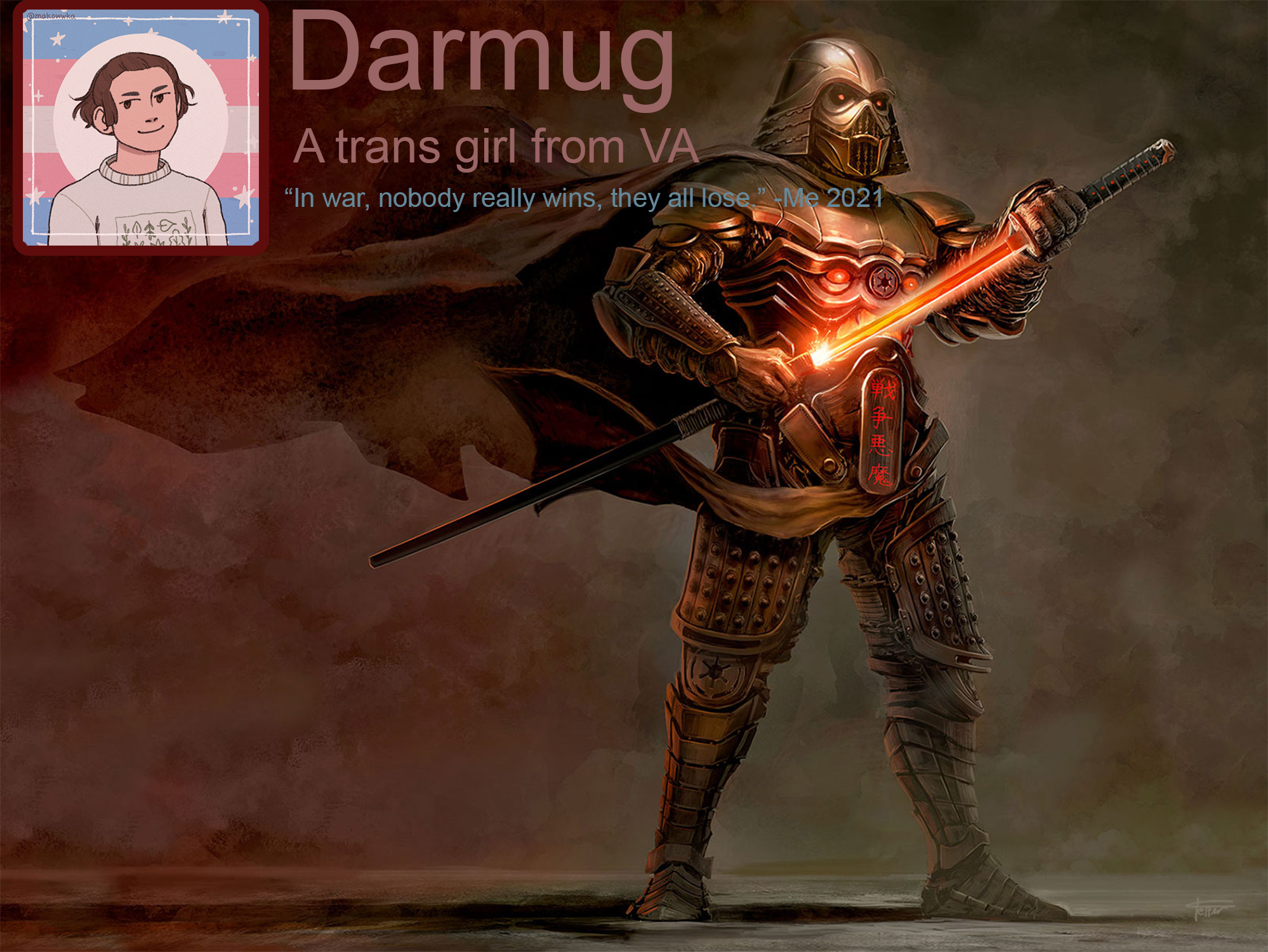 Darmug's announcement template Blank Meme Template