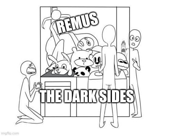 The gang | REMUS; THE DARK SIDES | image tagged in the gang | made w/ Imgflip meme maker