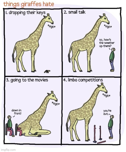 Giraffe | image tagged in giraffe,comics/cartoons,comics,comic | made w/ Imgflip meme maker