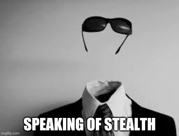 The Invisible Man | SPEAKING OF STEALTH | image tagged in the invisible man | made w/ Imgflip meme maker