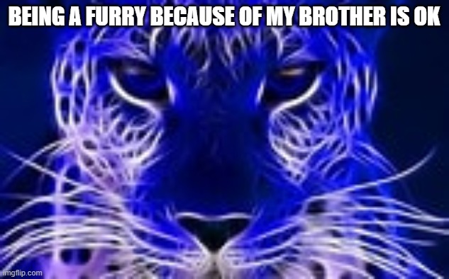 eh at least im hot now but no face reveals ever | BEING A FURRY BECAUSE OF MY BROTHER IS OK | made w/ Imgflip meme maker