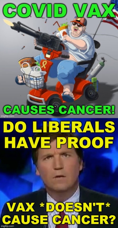 image tagged in alt right,qanon,confused tucker carlson,antivax,covid-19,fake news | made w/ Imgflip meme maker