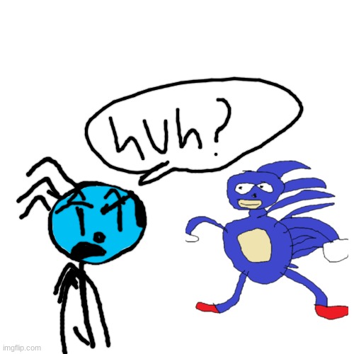 steven meets sanic | image tagged in memes,blank transparent square | made w/ Imgflip meme maker