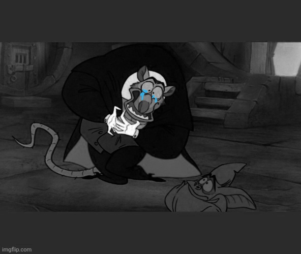 Crying professor Ratigan Blank Meme Template