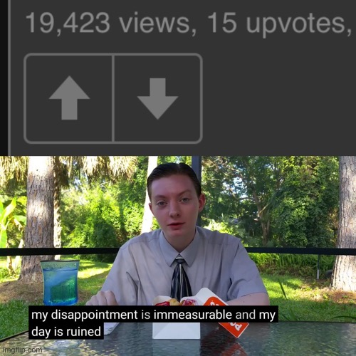 . | image tagged in my disappointment is immeasurable | made w/ Imgflip meme maker