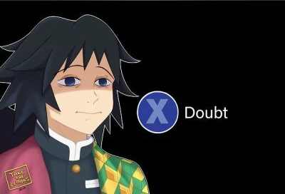 Giyu X Doubt Blank Meme Template