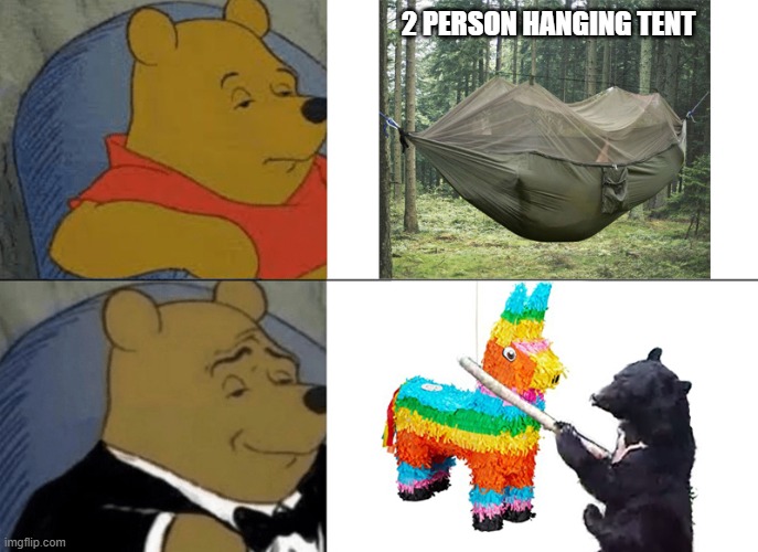  2 PERSON HANGING TENT | image tagged in memes | made w/ Imgflip meme maker