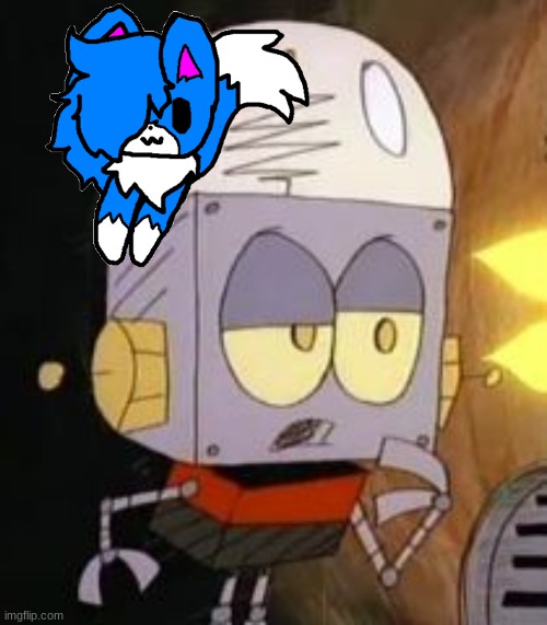 Robot Jones, there's something on your head- | made w/ Imgflip meme maker