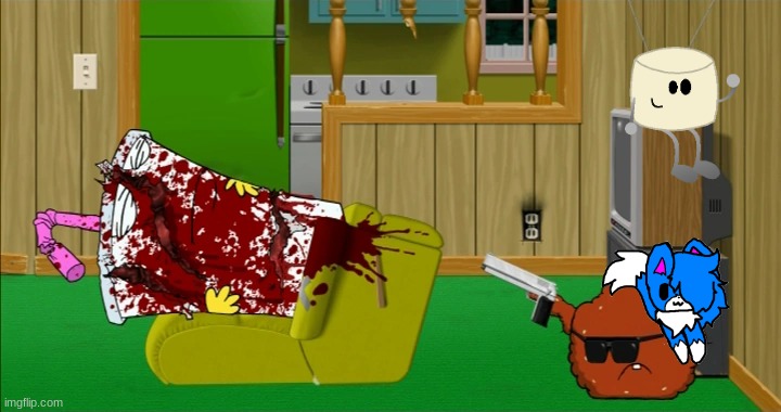 Meatwad slaughters Master Shake | image tagged in meatwad slaughters master shake | made w/ Imgflip meme maker