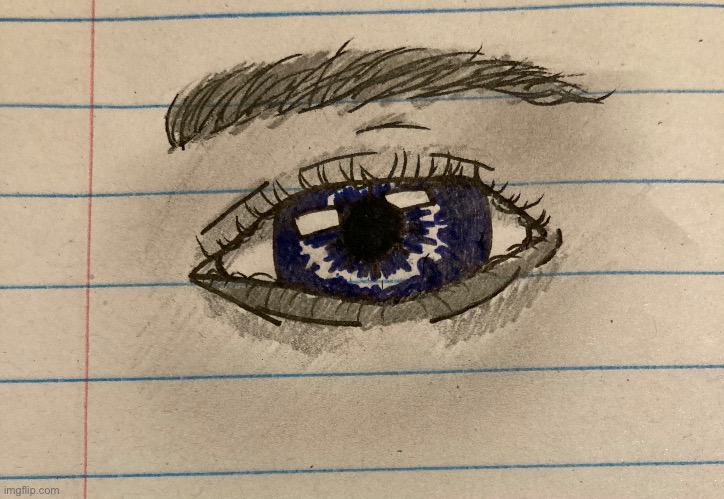 Drew an eye, don’t know why | image tagged in title rhymes,i ran out of limes | made w/ Imgflip meme maker