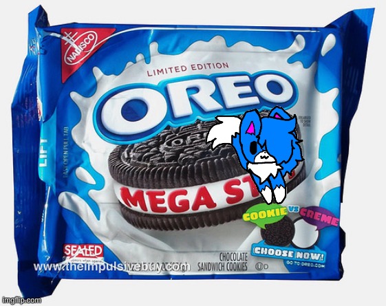 Mega Stuff Oreo | image tagged in mega stuff oreo | made w/ Imgflip meme maker