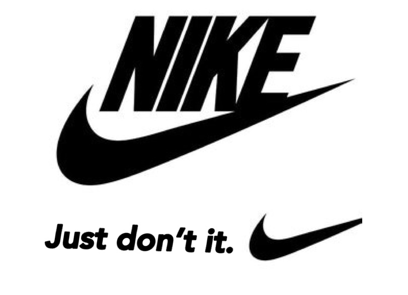 pastor abrelatas tempo Nike just don't it Blank Template - Imgflip